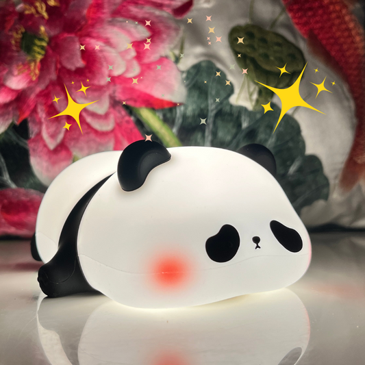 Veilleuse Panda en silicone alimentaire